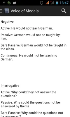 English Grammar android App screenshot 2